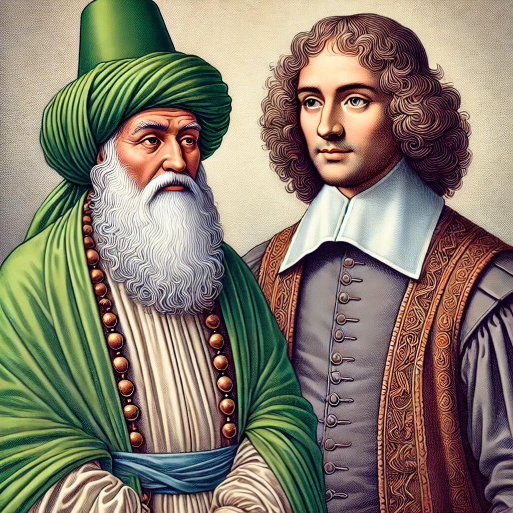 Een ontmoeting tussen Hacı Bektaş Veli en Baruch Spinoza's - Muharrem Cengiz